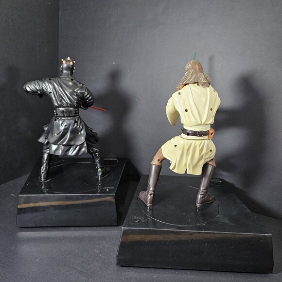 Tested STAR WARS 1999 Interactive Set, Darth Maul,Obi-Wan Kenobi Coin Banks VTG - Picture 10 of 17